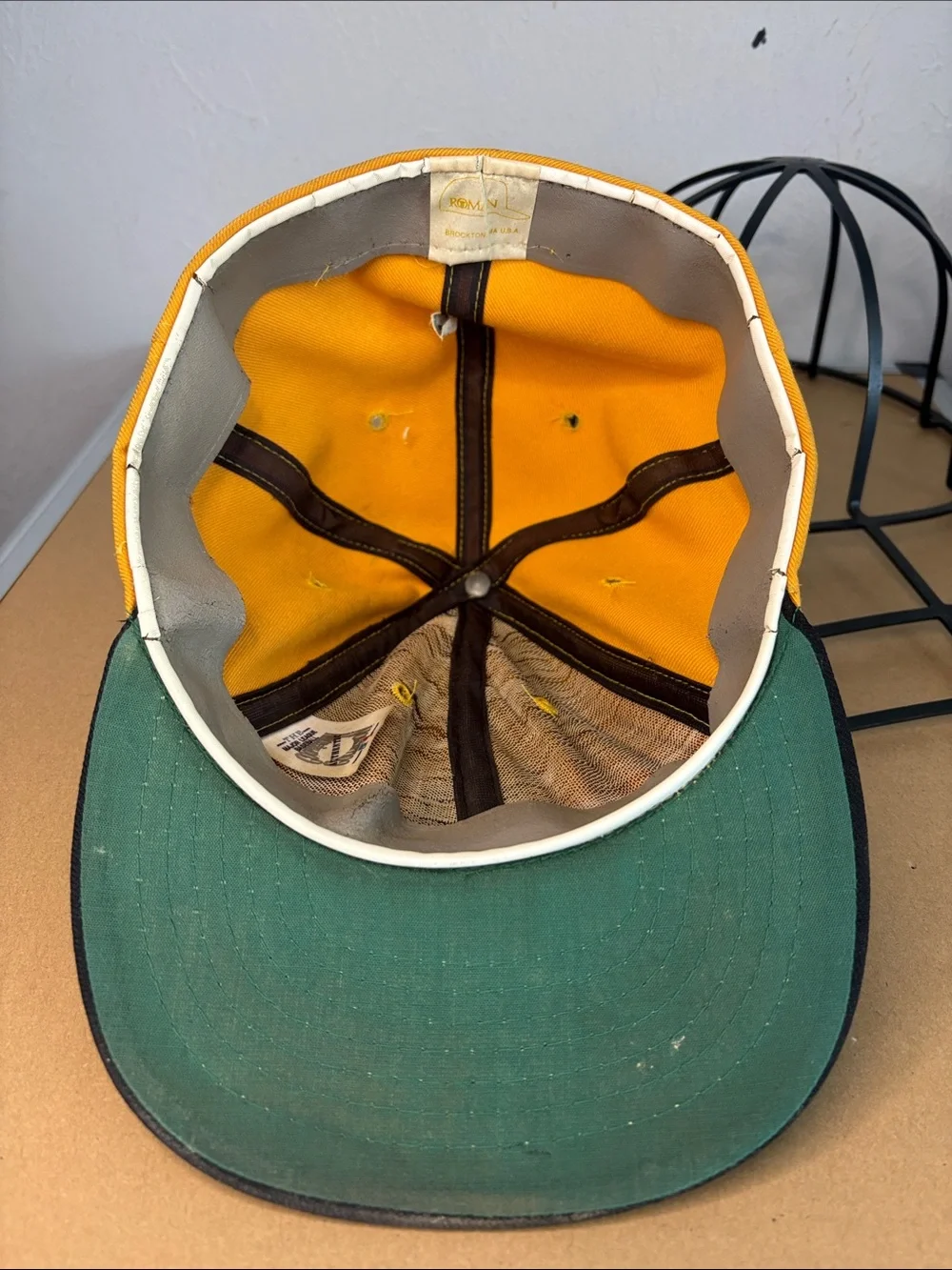 Vintage Pittsburgh Pirates Hat Roman Pro Champion Authentic Fitted Cap Sz 7 3/4